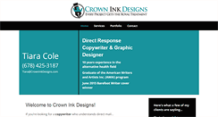 Desktop Screenshot of crowninkdesigns.com